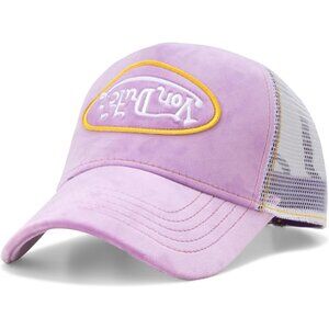 Men's Trucker Hat Curved Bill Mesh Back Retro Classic Adjustable Baseball Cap